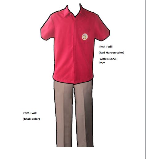 biscast uniform|STUDENT DRESS CODE. .